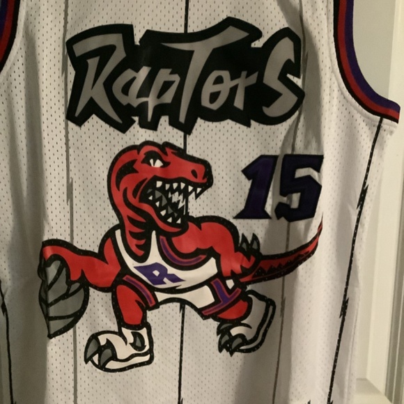 NWT Vince Carter Throwback Raptors Jersey Mens Size Large - Picture 2 of 8